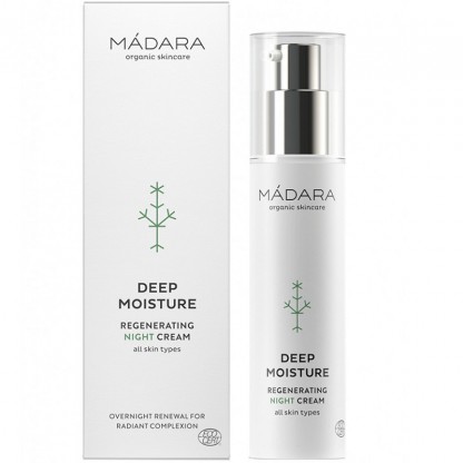 Crema de noapte regeneranta pt toate tipurile de ten Deep Moisture 50ml Madara Organic