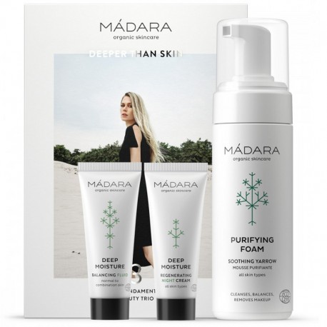 Set cadou cosmetice bio Beauty Trio: Deeper than Skin Madara Organic