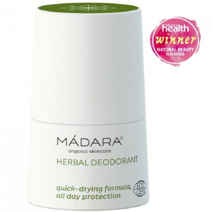 Deodorant natural roll on Herbal, cu ierburi si alaun 50ml Madara Organic