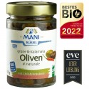 Masline verzi si Kalamata crude cu chili si ierburi bio, raw vegan 205g Mani Blauel Organic