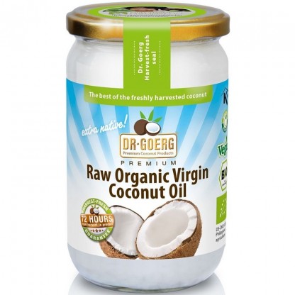 Ulei de Cocos premium raw bio, vegan 200ml Dr Goerg