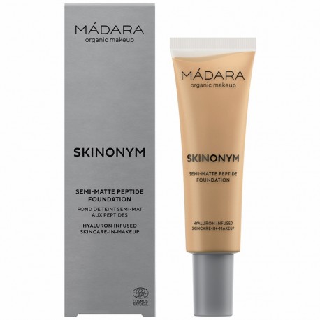 Fond de ten Semi-Matte Peptide Skinonym 50 Golden Sand 30ml Madara Organic