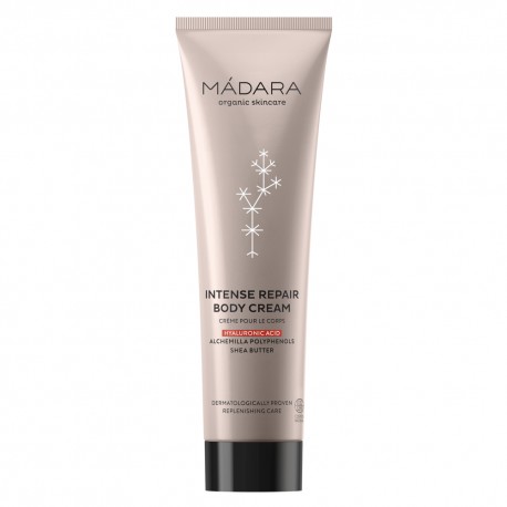 Crema de corp cu acid hialuronic si unt de shea Intense Repair 150ml Madara Organic