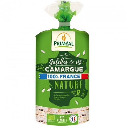Rondele de orez de Camargue bio, cu sare 130g Primeal