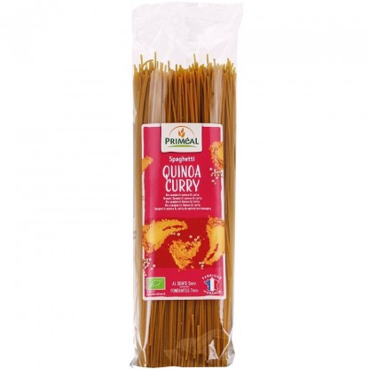Spaghetti cu quinoa si curry bio 500g Primeal