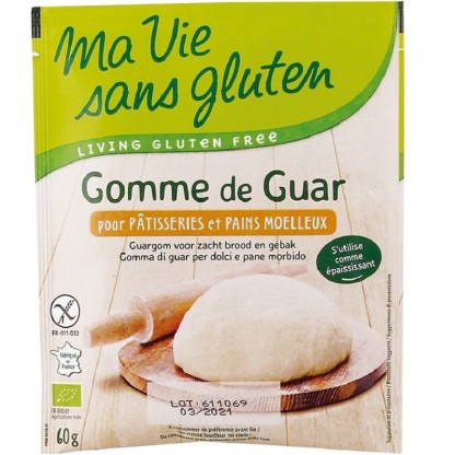 Guma de Guar bio, fara gluten 60g Ma vie sans Gluten