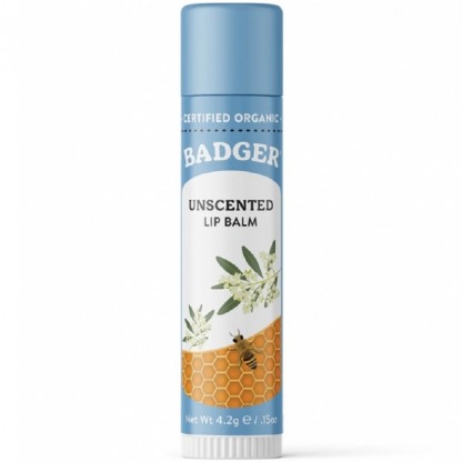 Balsam de buze fara miros 4.2g Badger Organic