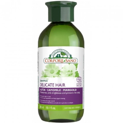 Sampon pt par fragil si scalp sensibil, cu musetel 300ml Corpore Sano