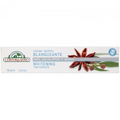 Pasta de dinti cu anason stelat fara fluor pt albirea dintilor 75ml Corpore Sano