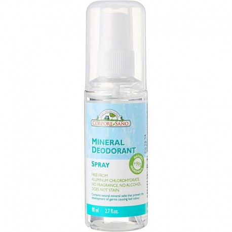 Deodorant mineral spray cu piatra alaun 80ml Corpore Sano