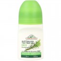 Deodorant roll-on racoritor cu ulei esential australian de tea tree, fara aluminiu sau alcool 75ml Corpore Sano