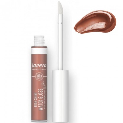 Gloss bio pentru buze High Shine Water Gloss, Cocoa 01, vegan 5,5 ml Lavera