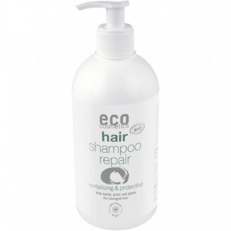 Sampon reparator bio cu mirt si gingko biloba, family size 500ml Eco Cosmetics