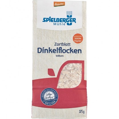 Fulgi integrali de spelta bio, Demeter 375g Spielberger