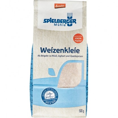 Tarate de grau bio Demeter 500g Spielberger