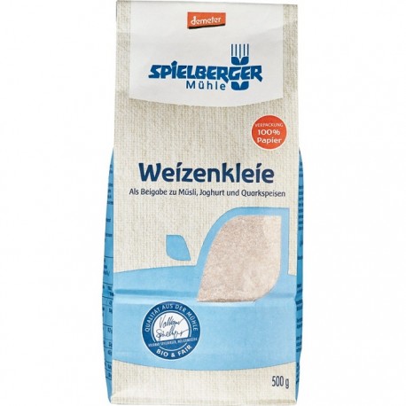 Tarate de grau bio Demeter 500g Spielberger