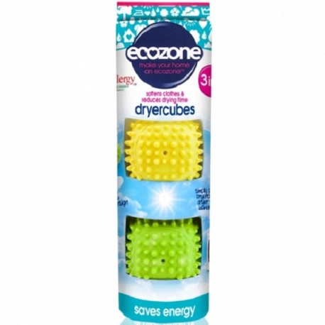 Dryer Cubes - cuburi 3 in 1 pt uscare rapida si catifelarea hainelor 2 buc Ecozone