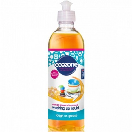 Solutie concentrata pt spalat vase cu floare de portocal si nuca de cocos 500 ml Ecozone