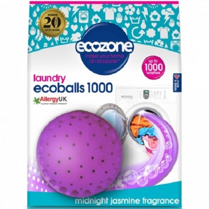 Ecoballs Bila eco pt spalarea rufelor cu parfum de iasomie, 1000 spalari Ecozone