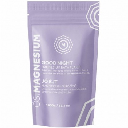 Fulgi de baie Good Night cu magneziu si lavanda 1000g OsiMagnesium