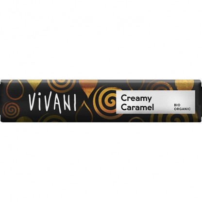 Baton de ciocolata cu caramel cremos bio 35g Vivani