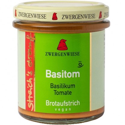 Crema tartinabila vegetala Basitom bio, fara gluten 160g Zwergenwiese