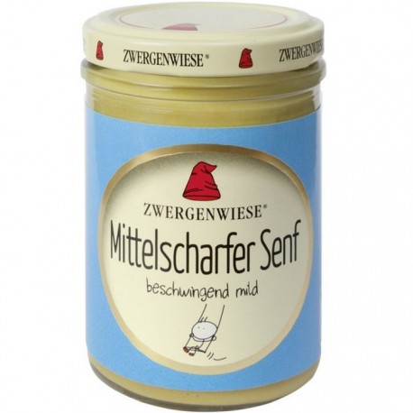 Mustar mediu bio, fara gluten 160g Zwergenwiese