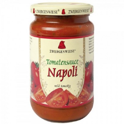 Sos de tomate Napoli bio, fara gluten 340ml Zwergenwiese