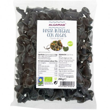 Paste integrale cu alge marine bio, Flowers of the sea 250g Algamar