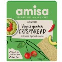 Crispbread veggie garden bio, fara gluten 100g Amisa