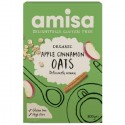 Porridge din ovaz cu mar si scortisoara bio, fara gluten 300g Amisa