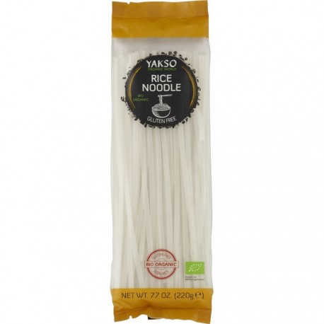 Taitei de orez bio, fara gluten 220g Yakso