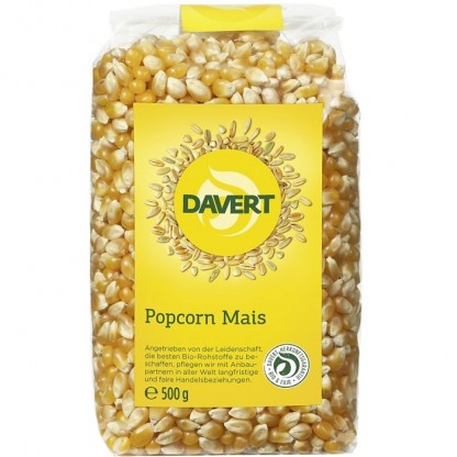 Porumb pentru popcorn bio 500g Davert