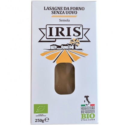 Lasagne din grau dur bio 250g Iris Bio