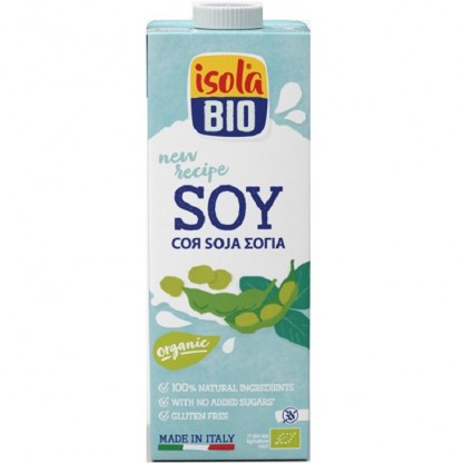 Bautura bio din soia, fara gluten 1000 ml Isola Bio