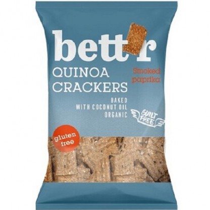 Crackers cu quinoa si boia bio, fara gluten 100g Bettr