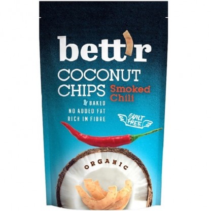 Chips de cocos cu chilli bio 70g Bettr