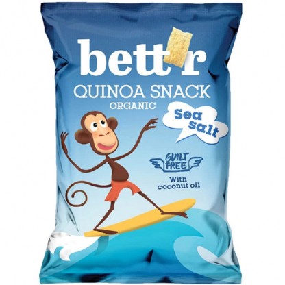Quinoa snack cu sare bio 50g Bettr