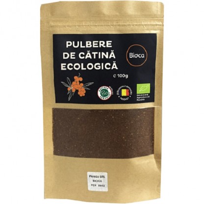 Pulbere de catina bio, produs romanesc 100g Bioca