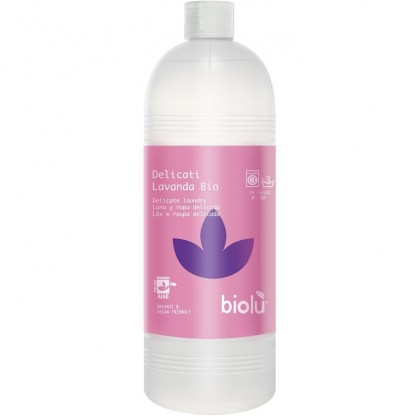 Detergent lichid ecologic pentru rufe delicate 1L Biolu