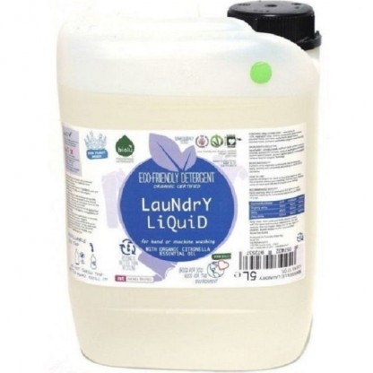 Detergent lichid ecologic pentru rufe albe si colorate lamaie 20L Biolu