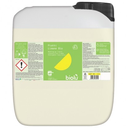 Detergent ecologic pentru spalat vase cu lamaie 5L Biolu