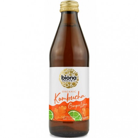 Kombucha cu ghimbir si lime bio 330ml Biona