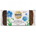 Paine integrala de secara cu seminte de in bio 500g Biona
