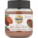 Crema de ciocolata cu lapte si alune de padure bio 350g Biona