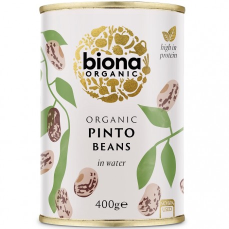 Fasole Pinto bio, fara sare 400g Biona