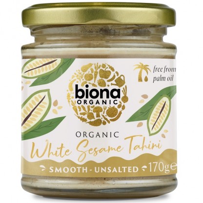 Tahini din susan alb raw bio 170g Biona