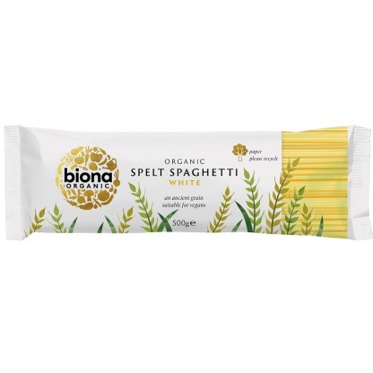 Spagheti din grau spelta alb bio 500g Biona