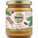 Crema de arahide crunchy cu sare, bio 250g Biona
