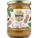 Crema de arahide smooth bio, fara sare 500g Biona